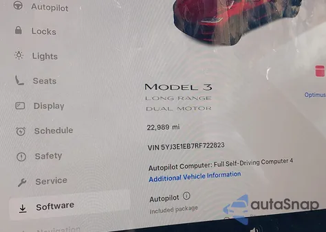 2024 Tesla Model 3 Long Range Dual Motor All-Wheel Drive from USA, damaged, VIN 5YJ3E1EB7RF722823